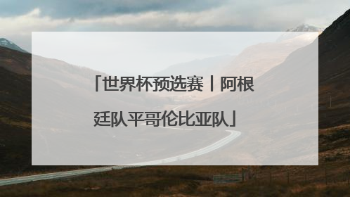 世界杯预选赛丨阿根廷队平哥伦比亚队
